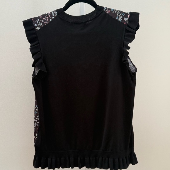 TED BAKER Letino Hazel Ruffle Top Size 2 - Picture 9 of 12